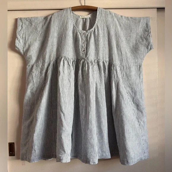Maiwa Amber Tunic ๐๐คฉ Linen Top Smock OS Like New M L XL - Picture 1 of 5
